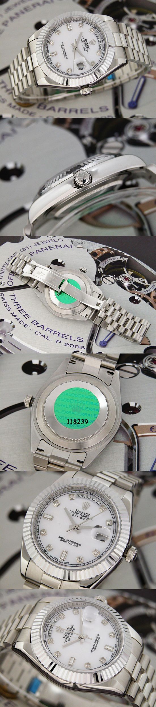 おしゃれなブランド時計がロレックス-デイデイト-ROLEX-118239-117-男性用を提供します.