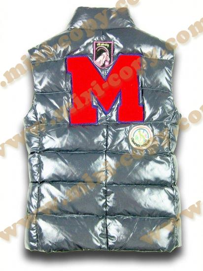 モンクレール レディース moncler ダウンベスト グレー