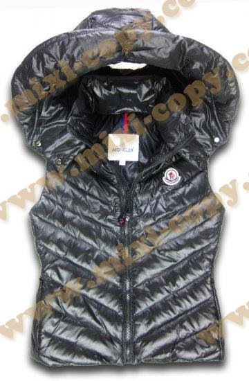 モンクレール レディース moncler ダウンベスト ブラック