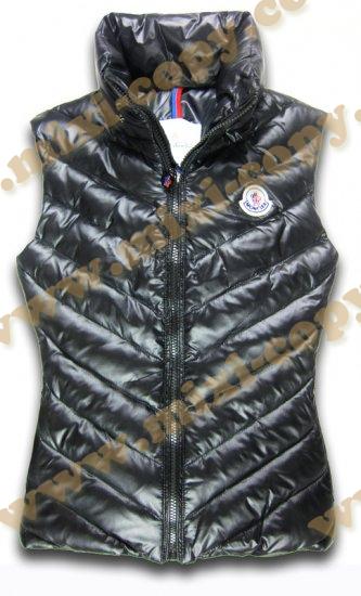 モンクレール レディース moncler ダウンベスト ブラック