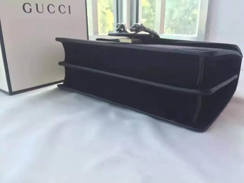 ブランド後払い グッチ  GUCCI  400249-1 レディース 黒色斜めがけショルダーブランドコピーバッグ国内発送専門店